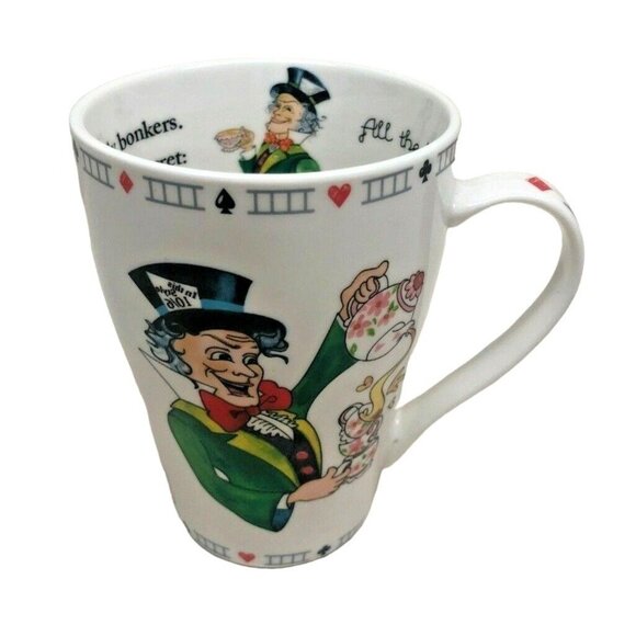 The Mad Hatter Coffee Mug Alice In Wonderland Paul Cardew Design England - Picture 1 of 8